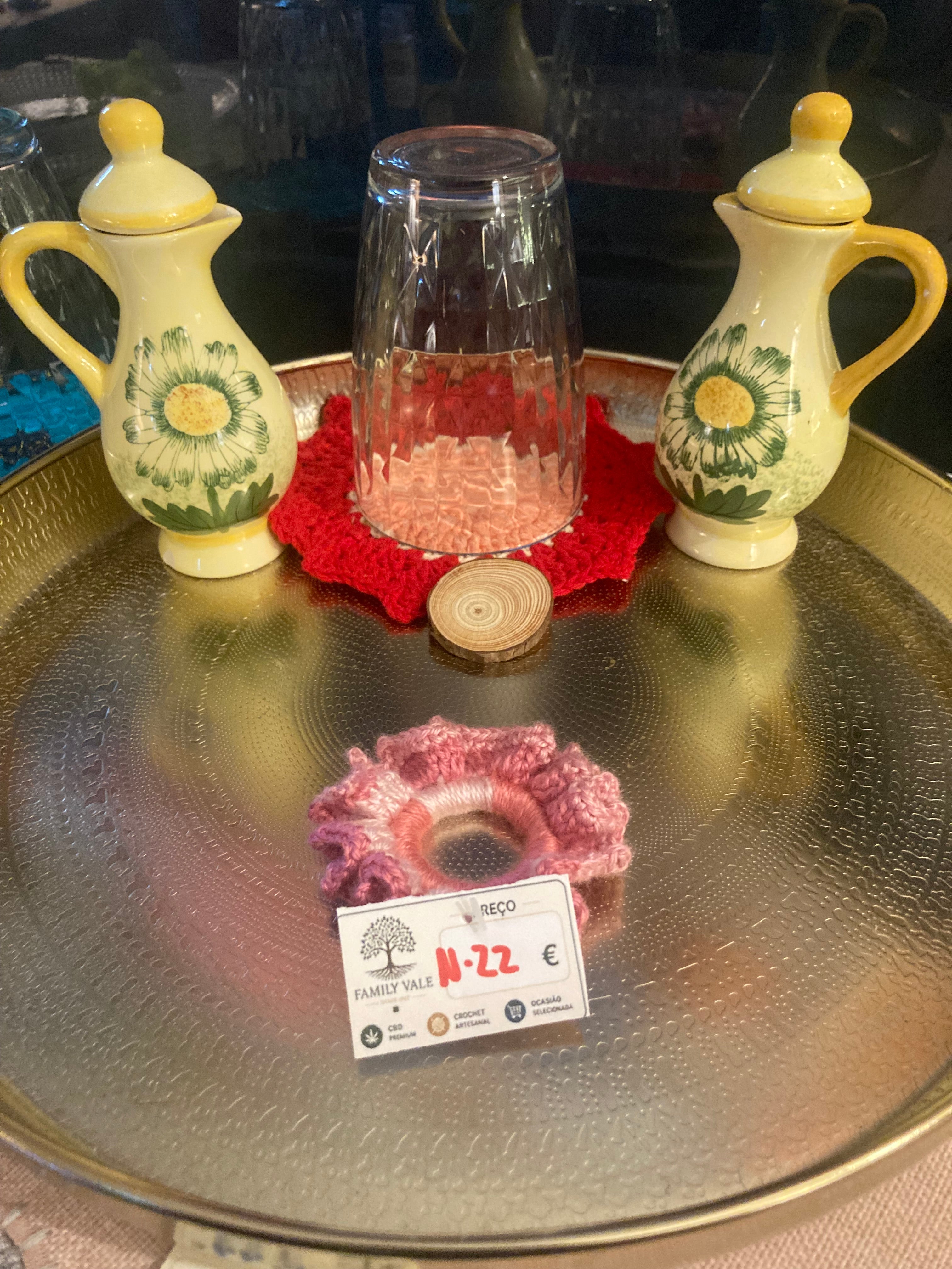 Chouchou de Crochet Artesanal – Bebés & Meninas
