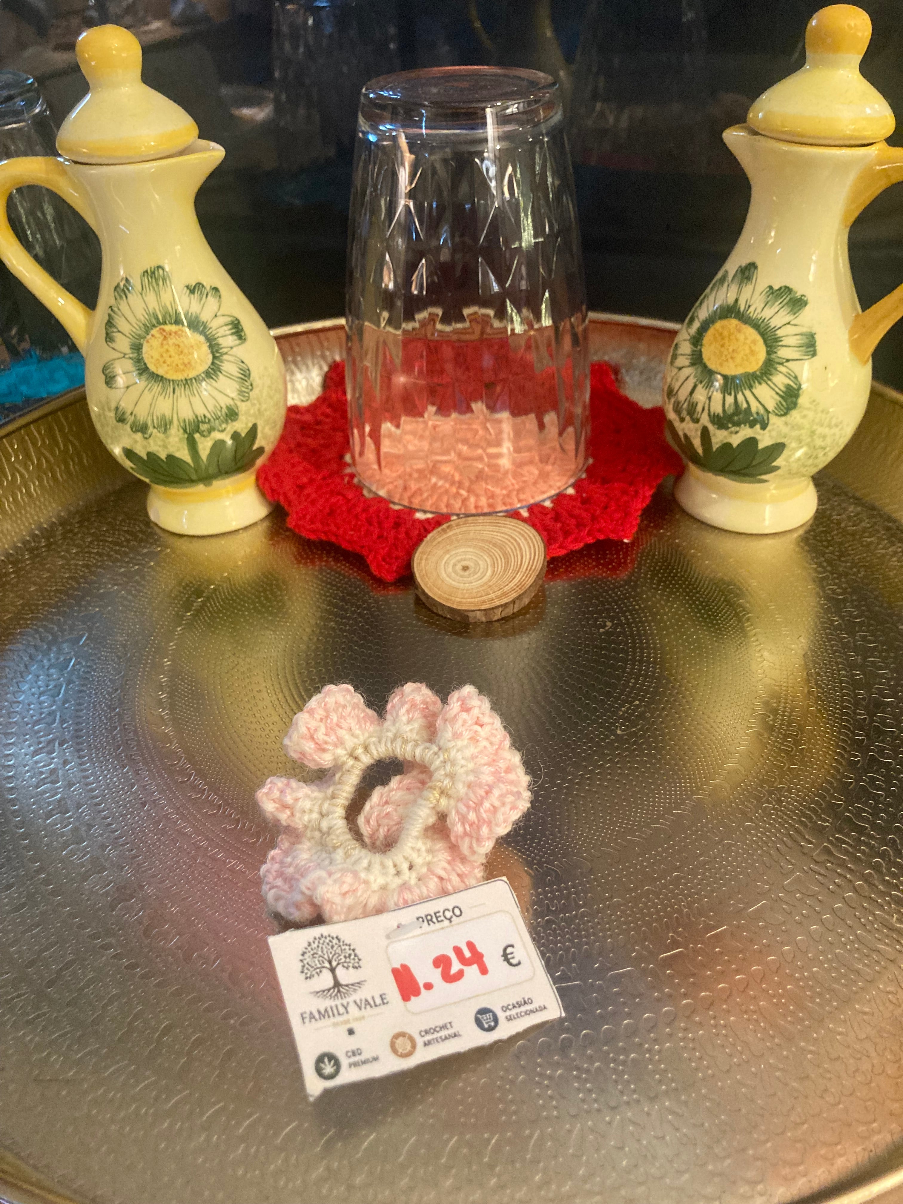 Chouchou de Crochet Artesanal – Bebés & Meninas