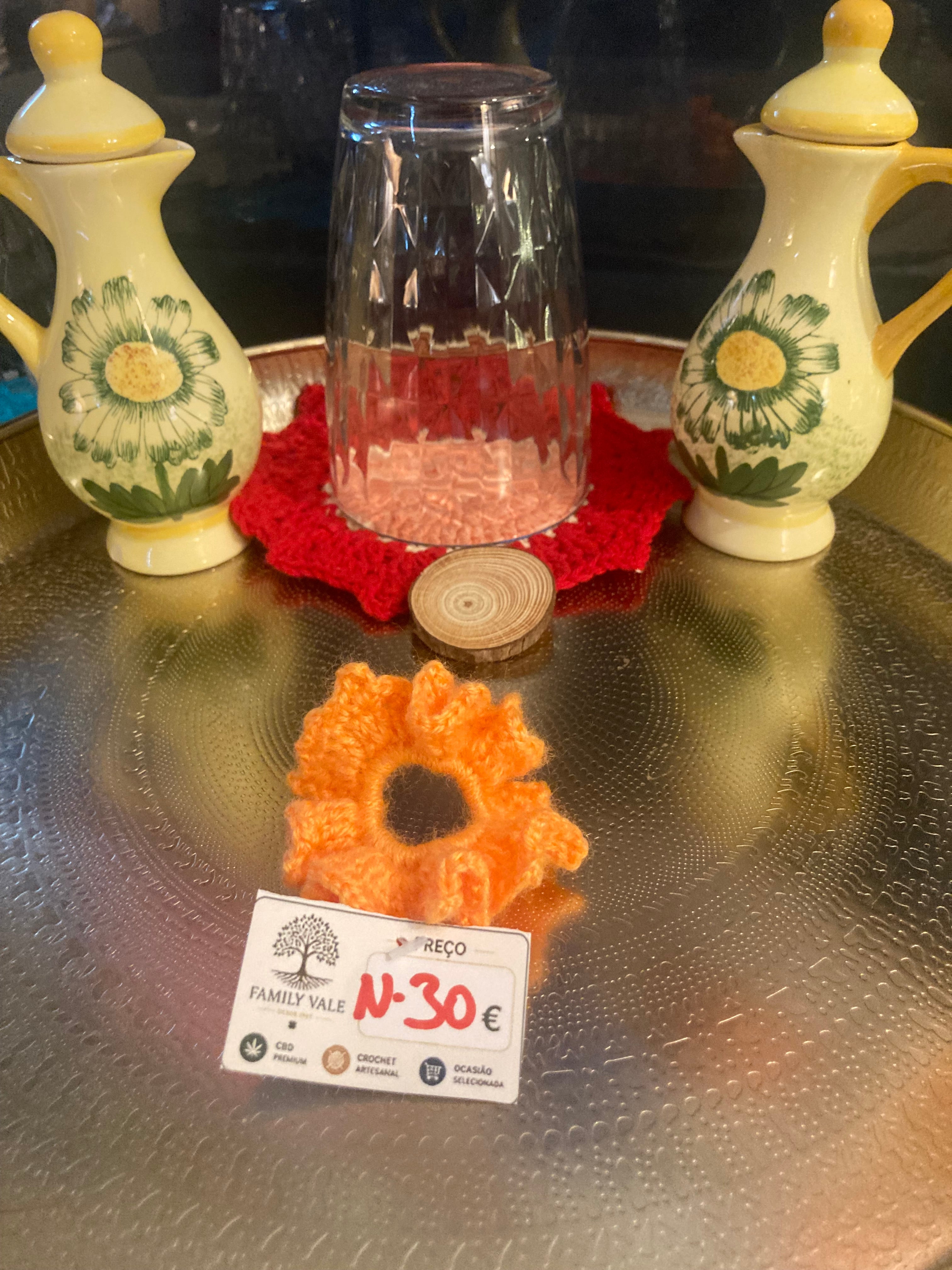 Chouchou de Crochet Artesanal – Bebés & Meninas