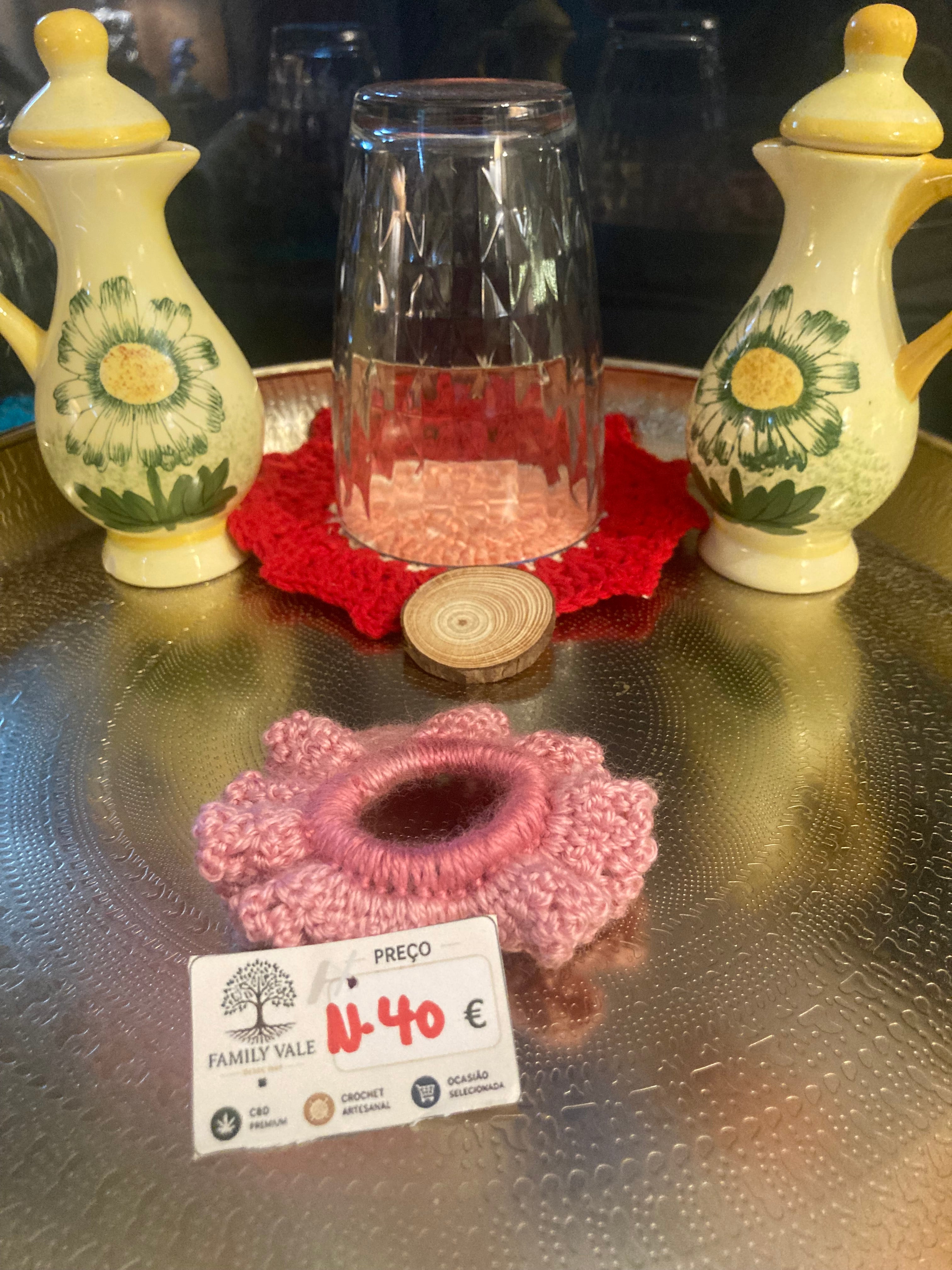 Chouchou de Crochet Artesanal – Bebés & Meninas