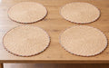 Large Round Table Game - Light Beige & Smooth Finishes
