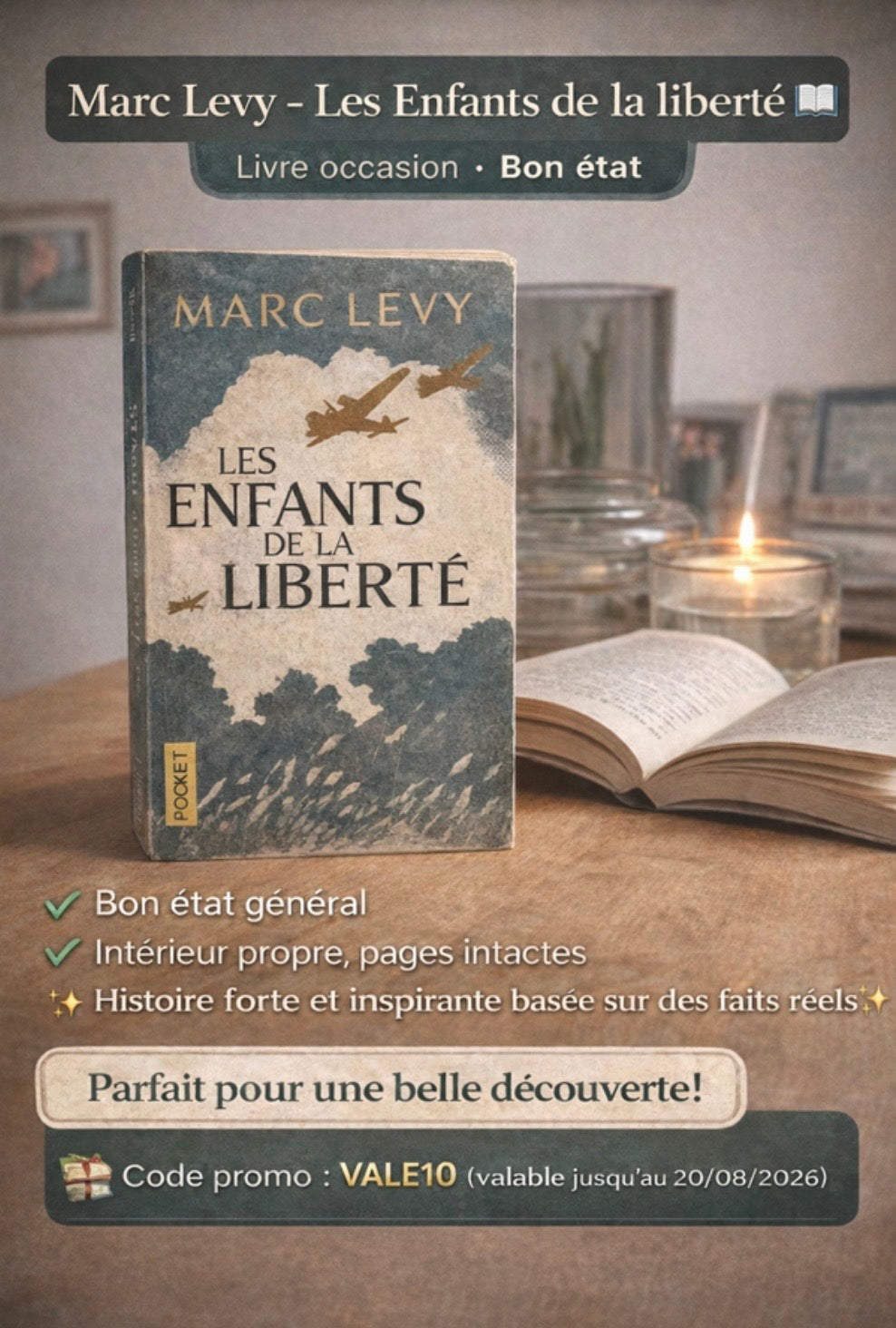 Book – Children of Freedom (Marc Levy)